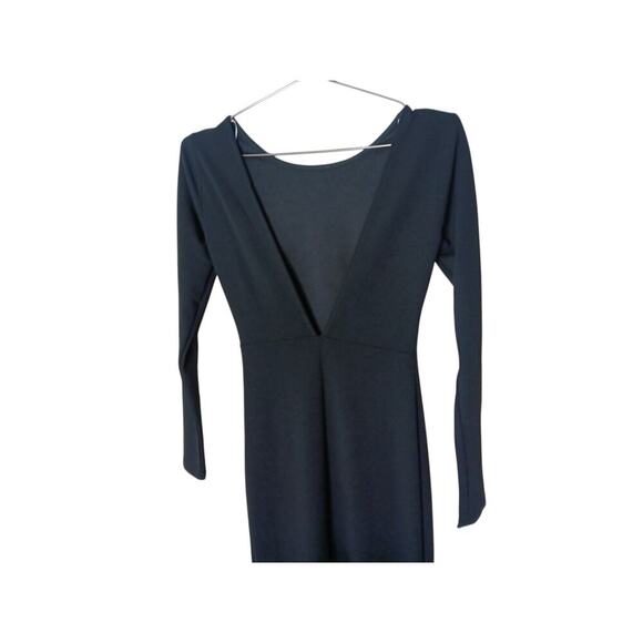 New without tags Lulus Wait For Me Black Long Sleeve Maxi Dress SZ XS - Picture 5 of 11